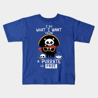 You are a Purrate! Kids T-Shirt